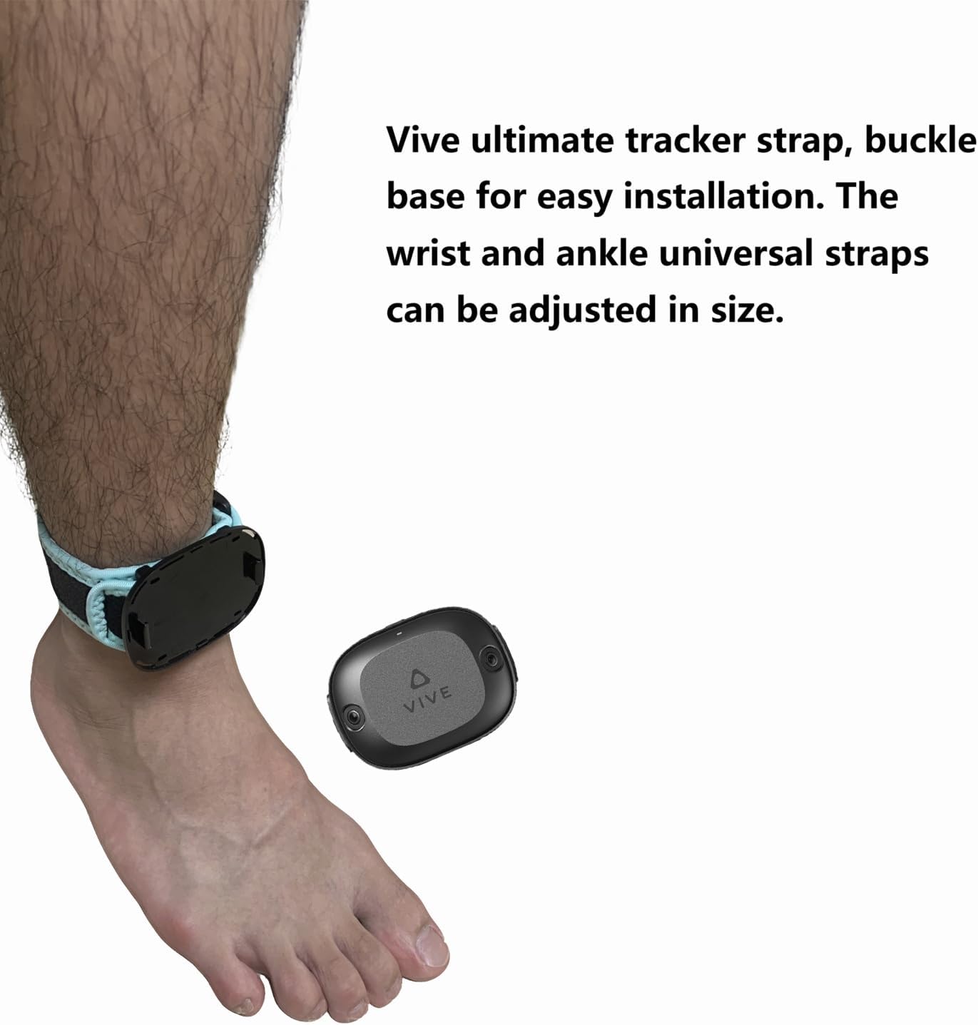 HTC Vive Ultimate Tracker Strap Set 3, Including an Adjustable Waistband and 2 Wrist Straps, Suitable for Full Body Motion Capture in VRChat, Dance Dash, Fitness, and VR Games