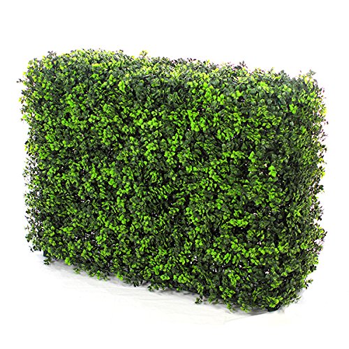 Jardin Artificiel - Muret de buis Feuilles Verte Artificiel - 75 cm