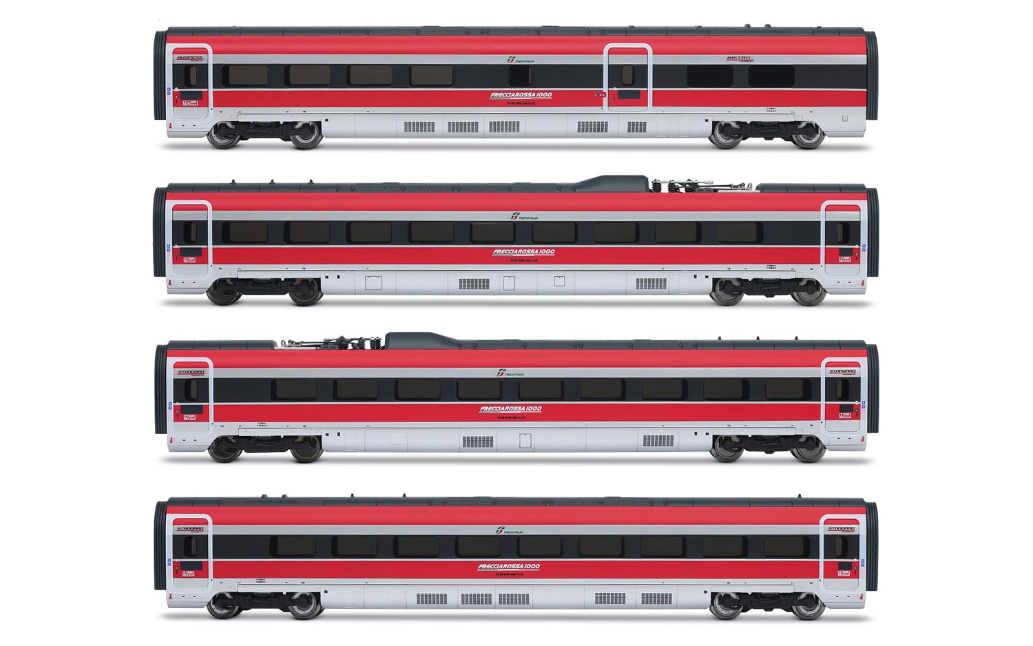 ARNOLD HN3514 Frecciarossa ETR 1000 additional set, 4 elements, service in France, ep. VI for adults and collectors