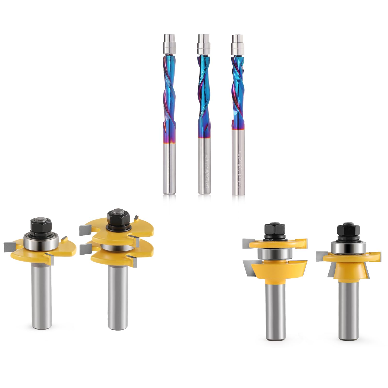 1/4 Inch Shank and 1/2 Inch Shank