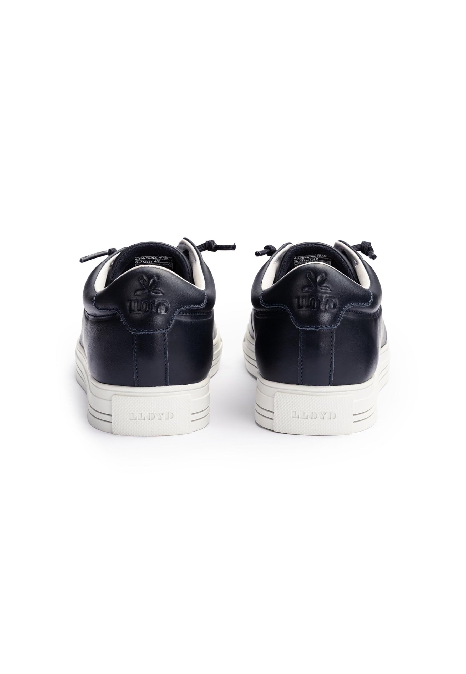 LLOYD Herren Sneaker Court, Männer Low-Top Sneaker,Xtra-Wide,wtra-Large,Lamb-Skin,Easy-Going,extra-Light,Vario-foodbed,festlich, Navy, 46 EU / 11 UK