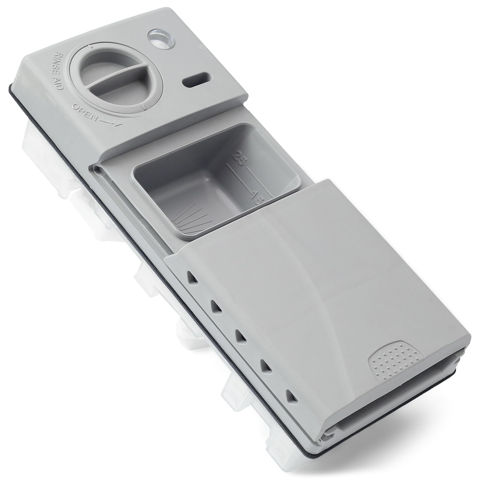 Lisnhlin DD59-01002A Dishwasher Detergent Rinse Aid Dispenser Assembly with Cover Compatible with Samsung Parts Replace AP5917191 113136 4000942