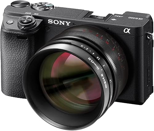 Miniatura 5 de Meike Lente APS-C de enfoque manual de gran apertura de 1.969 in f0.95 compatible con cámaras sin espejo Sony E Mount A6400 A5000 A5100 A6000 A6100