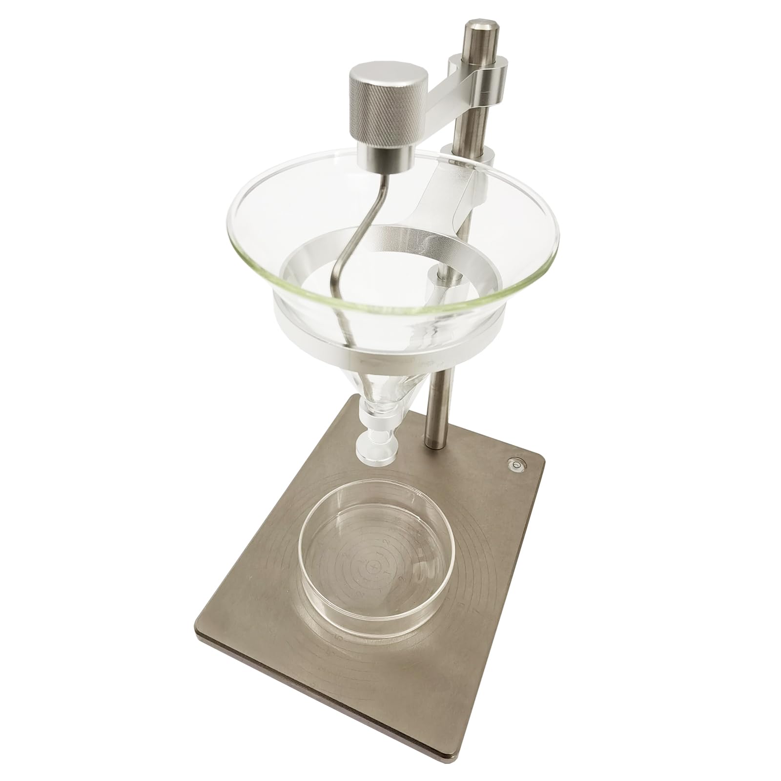 TECHTONGDA Angle of Repose Tester Stive Particles Angle of Repose Measuring Instrument Stainless Steel UM Level Accuracy