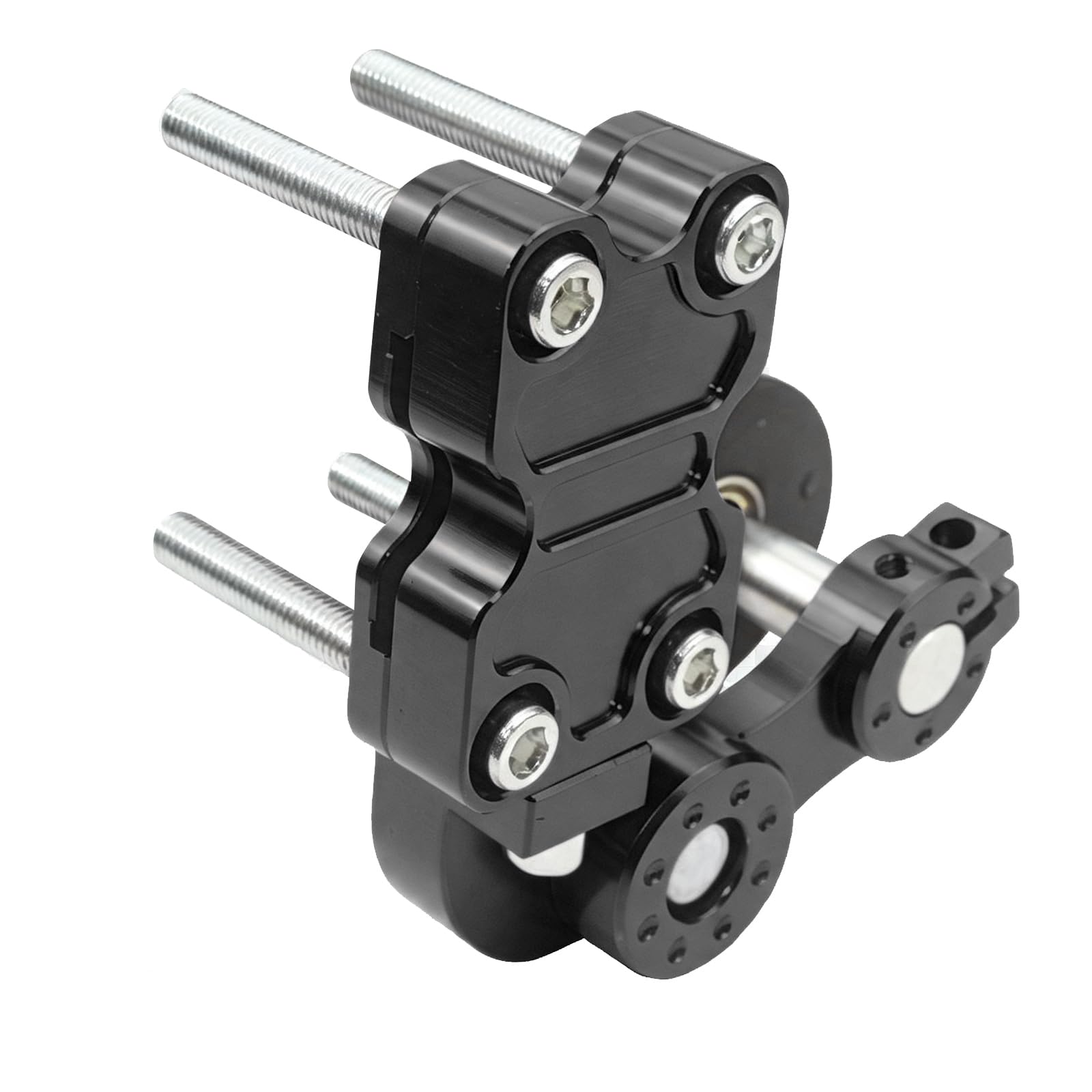Chain Tensioner Adjuster Universal Aluminum Chain Automatic Regulator for Motorcycle Motocross Dirt Pit Bike ATV (black)