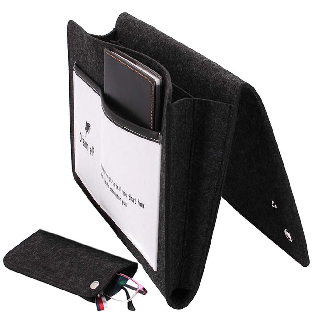 Dream elf Bedside Storage Pocket,Bedside Caddy, Felt Hanging Organizer Bag, Sofa,Bed