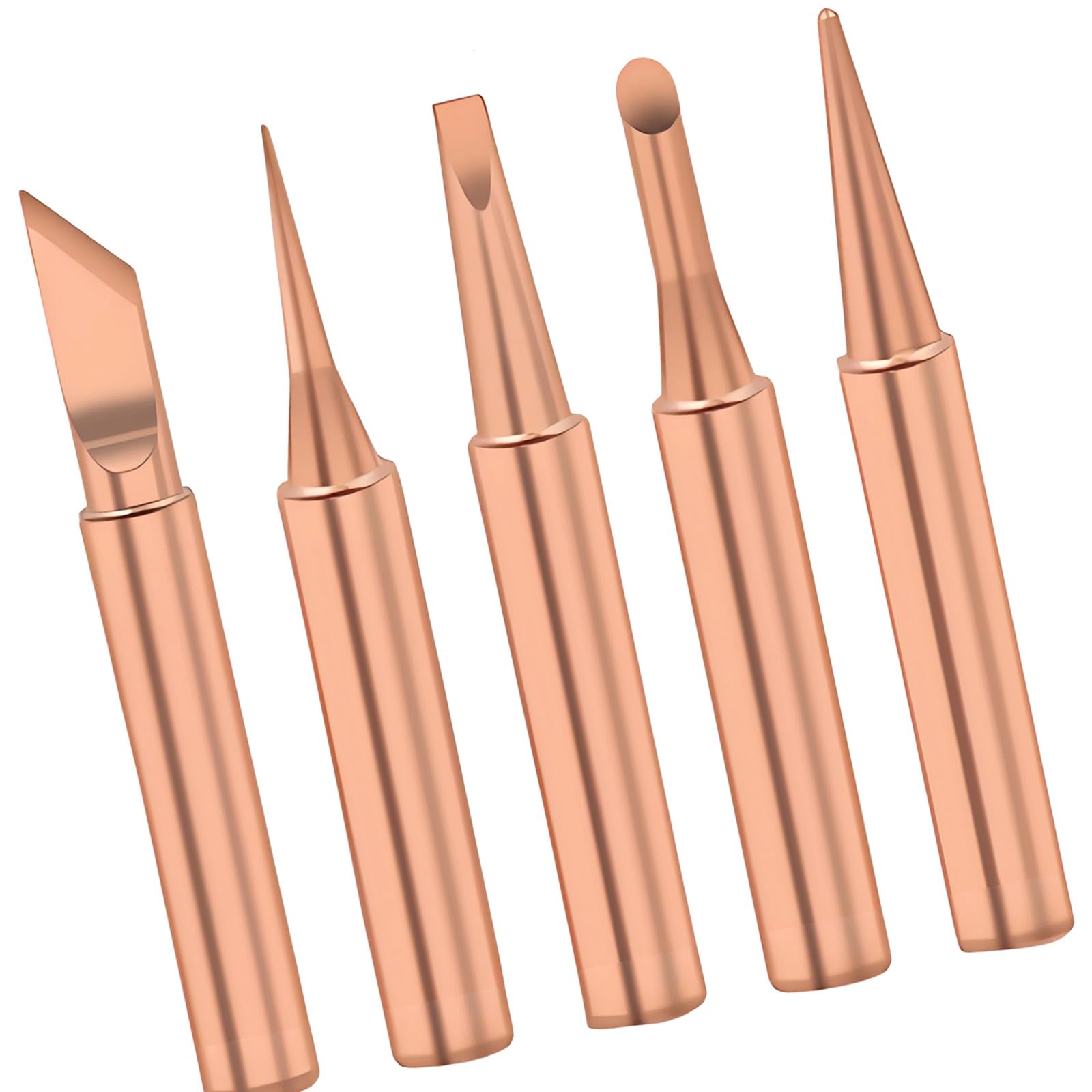 Ordinaryone 5 Sticks Advanced Rapid Heat Recovery Soldering Head For Major Equipment Brands Welding Tip