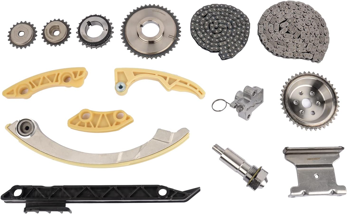 Engine Timing Chain Kit Replacement for Chevy Captiva Sport Equinox Malibu HHR Buick Verano Regal Saturn Vue Pontiac Pursuit G6 2.2 2.4L 2006-2017 12680750 12635447 12675579