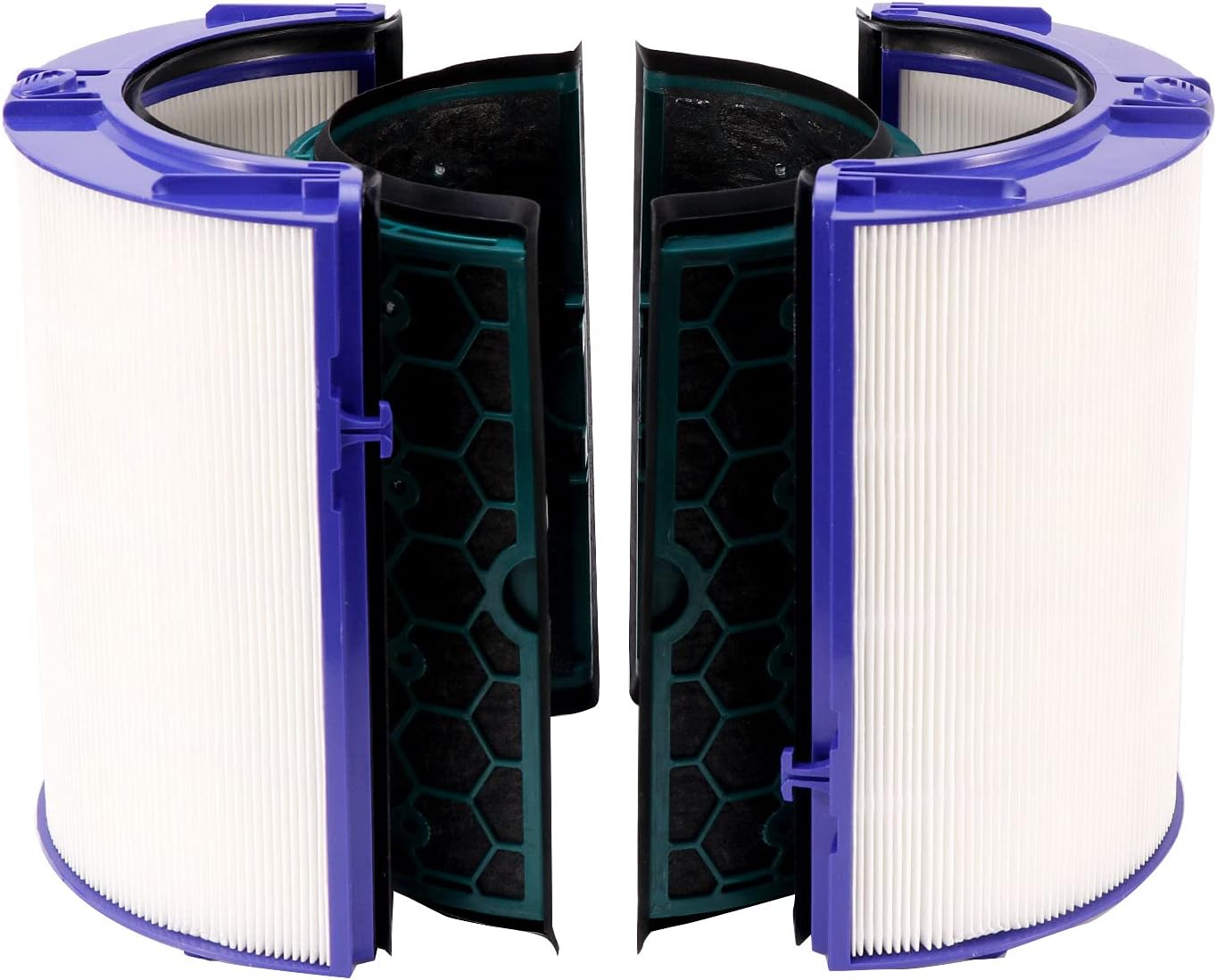 Hepa Filter & Activated Carbon Filter for Dyson TP04 TP05 HP04 HP05 DP04, Air Purifier Accessories 360� Filter System for Dyson Pure Cool Purifying Fans