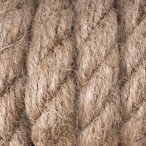 Creative Deco 20m Cuerda de Yute (Personalizable en Tramos de 5 m) | 20mm de Grosor | Trenzada | Color Marrón Natural | para Jardinería, Decoración de Interiores, Proyectos De Bricolaje Y Artesanía - imagen 7