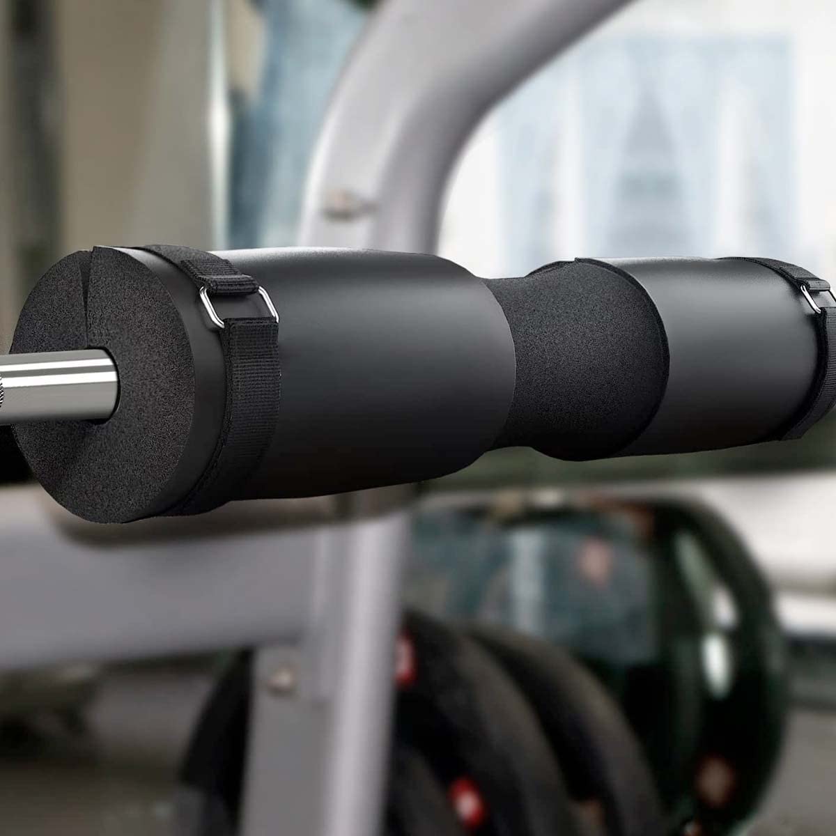 Almohadilla para Barra de Gimnasio, Protector de hombros para sentadillas, estocadas y empujes de cadera para barras olímpicas o estándar, para ejercicios en casa y en el...