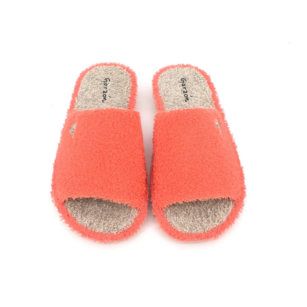 GARZON 410.130 Zapatilla de hogar de Toalla Lisa Muy cómoda y Ligera