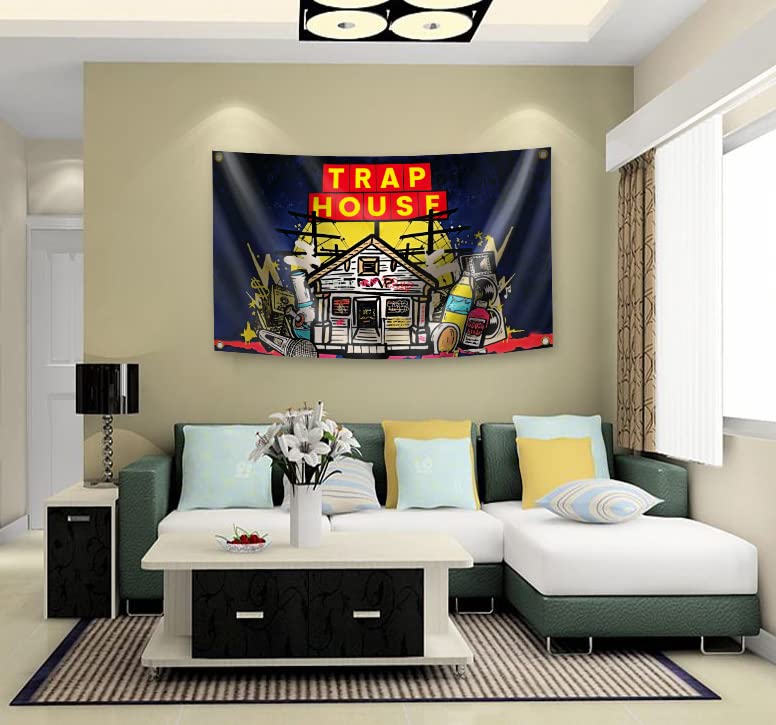 LEPCKIAT Lustige Poker-Flagge – 90x152 Cm, Doppelseitig, Polyester Mit Messingösen