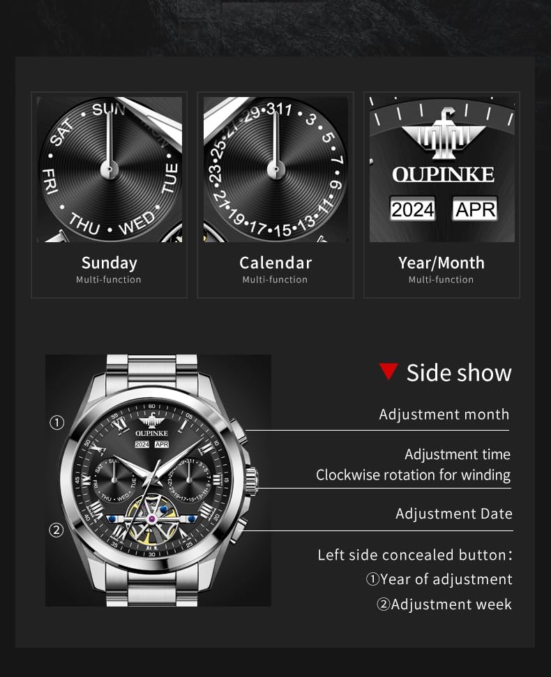 Image of OLEVS Mens Automatic Watches Luxury Dress