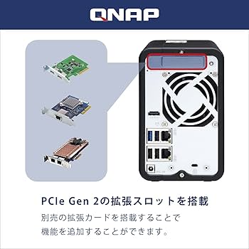 Amazon.co.jp: QNAP(キューナップ) TS-253D 2つの2.5GbE対応ポートと