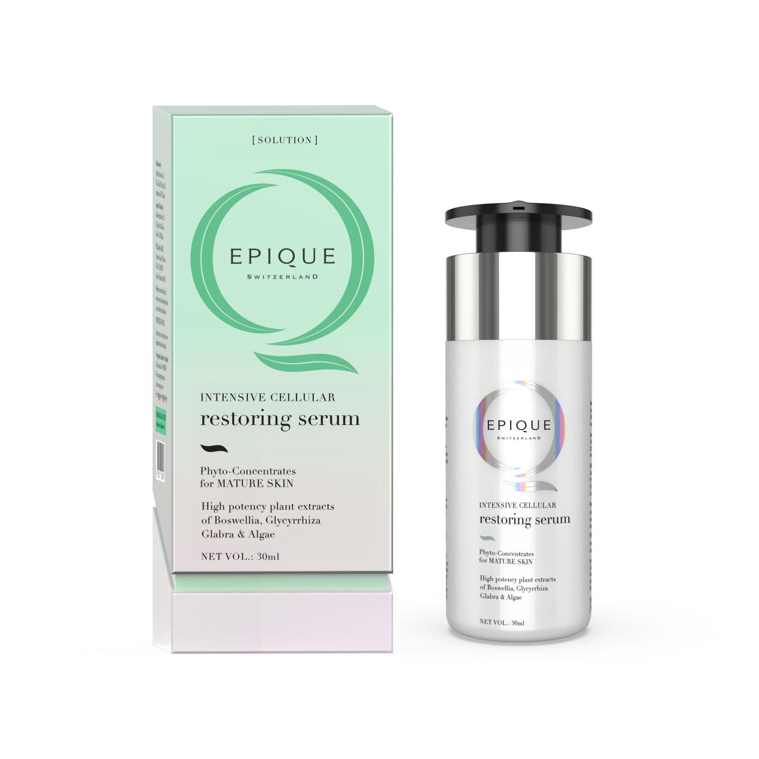 Switzerland Intensive Cellular Restoring Serum for Mature Skin | Increases Elasticity, Firmness & Smoothness | Infused with Hyaluronic Acid & Niacinamide| Reduce fine lines & wrinkles (30ml)