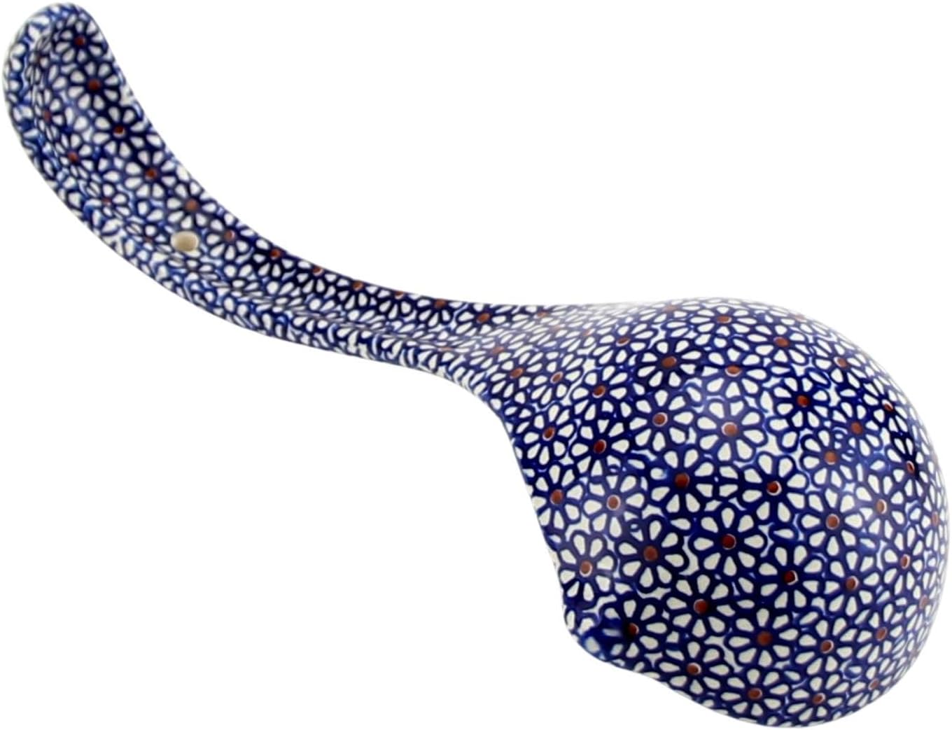 Polish Pottery Market 3.17-Quart Soup Tureen with Ladle by Zaklady Boleslawiec – Handcrafted Polish Stoneware Covered Soup Tureen with Ladle for Serving Stews