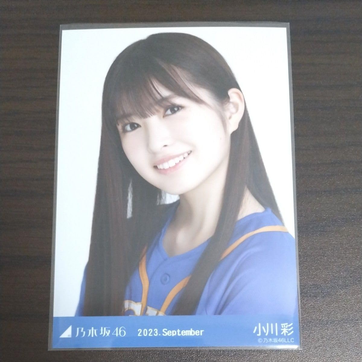 乃木坂46 小川彩　ベースボールシャツ　（検　タオル Amazon.co.jp: 乃木坂46生写真 小川彩 ベースボールシャツ 3枚コンプ