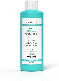 Aroma Depot 16 oz. Butt Naked Type Unisex Perfume/Body Oil Our Interpretation, Premium Quality Uncut Fragrance Oil