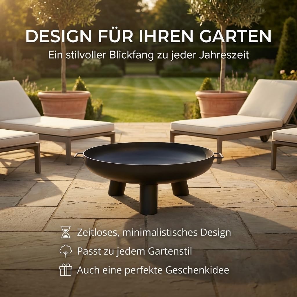 Feuerschale Kreta 60 cm Feuerstelle Garten Terrasse Balkon