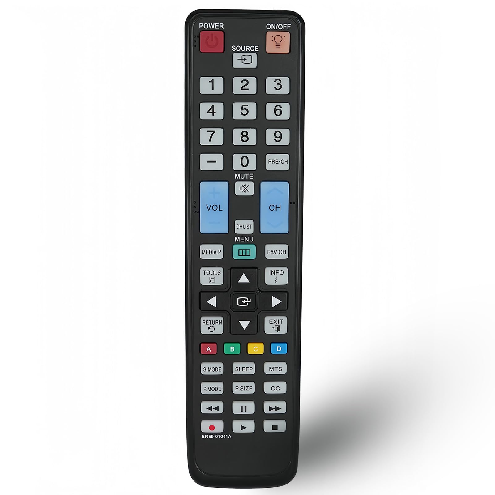 New BN59-01041A Replaced Remote Control for Samsung HDTV UN40C5000QF LN32C550J1F LN37C550J1F LN40C610N1F LN40C630K1F LN60C630K1FXZA PL50C550