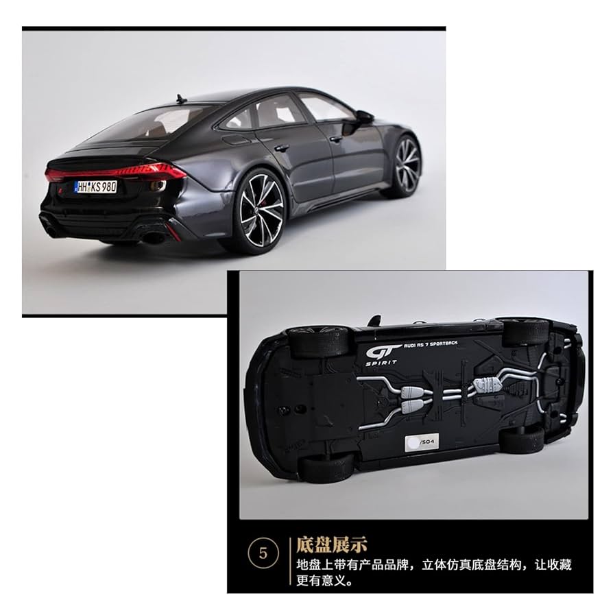 ミニカー GT SPIRIT Audi RS7 Limited Edition 1:18 Amazon.com: Resin Car Vehicle Model 1 18 Fit for Audi RS7