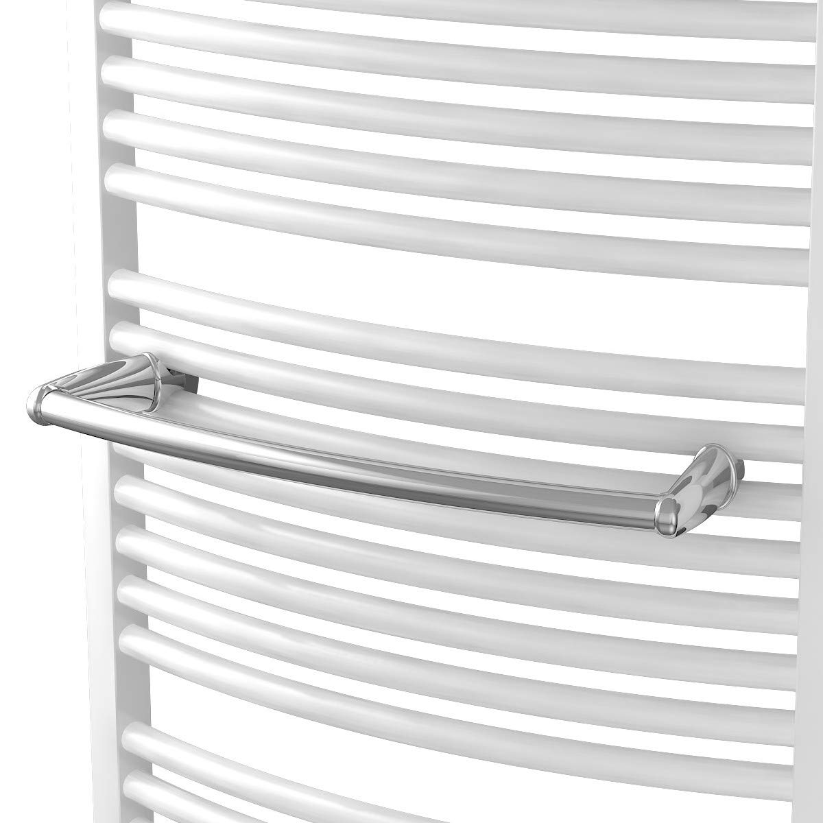 XIMAX Heizkörper Zubehör Handtuchstange Handtuchhalter Design 460 mm Badheizkörper Chrom gebogen