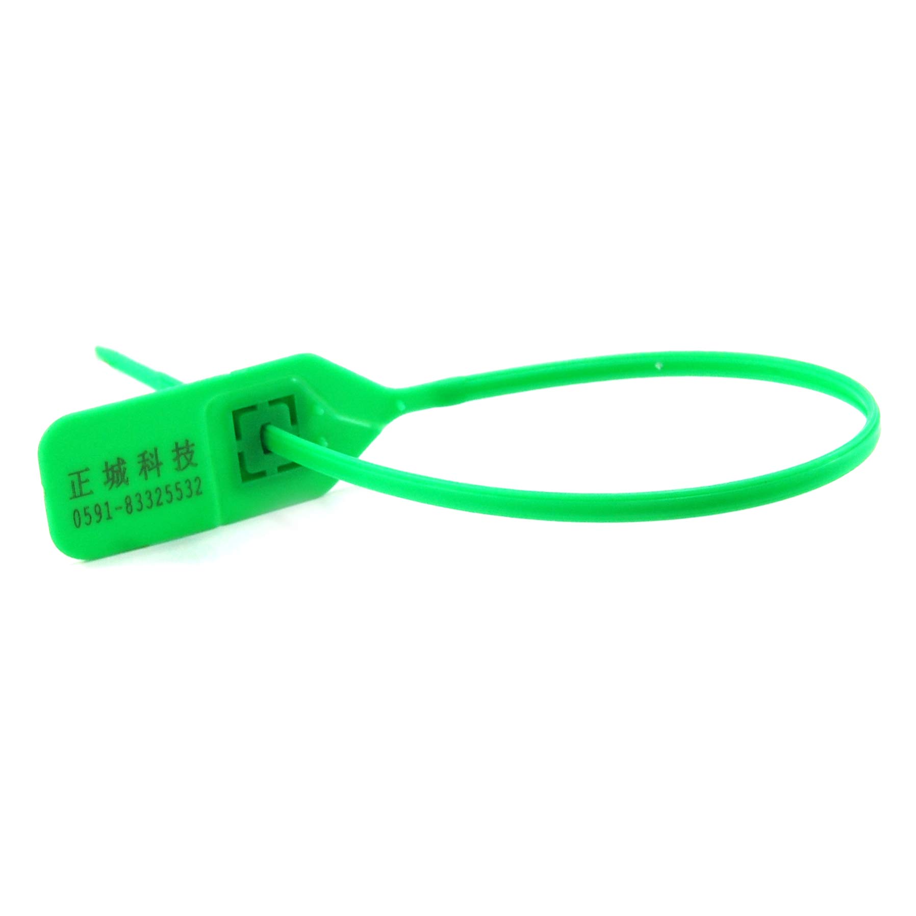 (R) 500 bridas de seguridad verdes con etiquetas numeradas de seguridad para cables de seguridad con sello antimanipulación, longitud ajustable, etiqueta de plástico