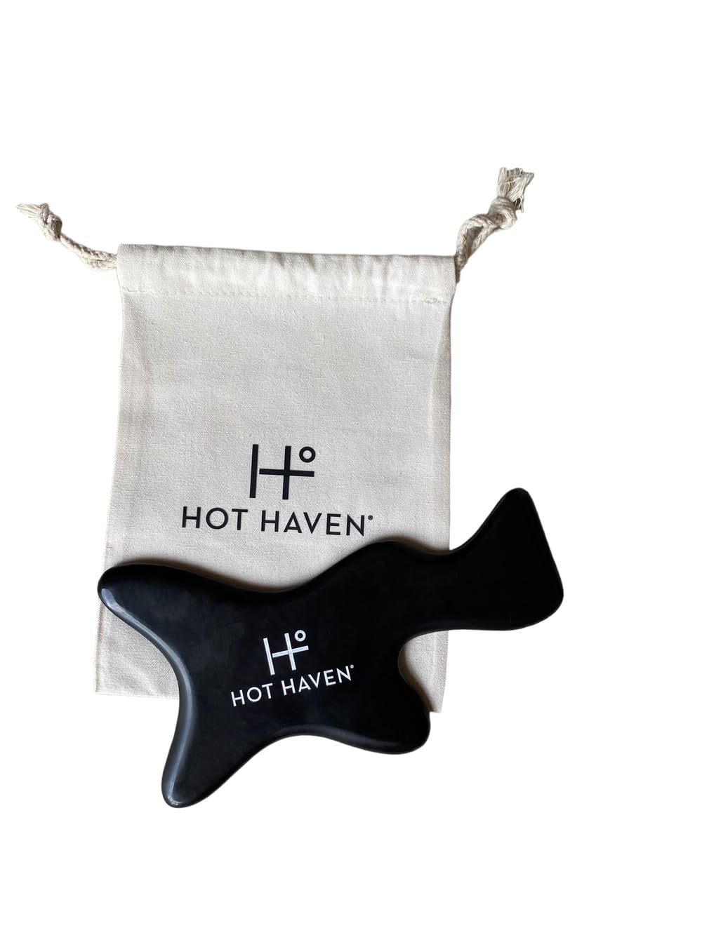 HOT HAVEN Lymphwand - Piedra bian de cuerpo entero grande Gua Sha, drenaje linfático anticelulítico