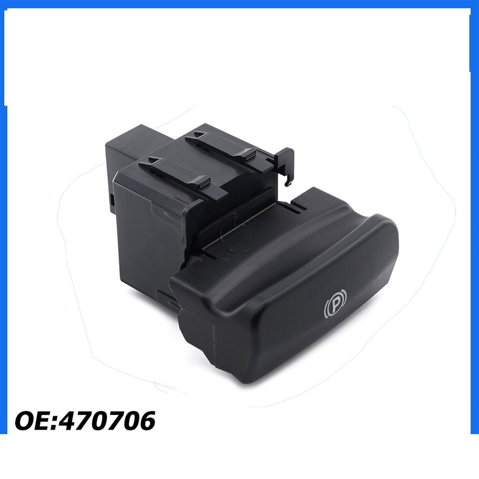 Interrupteur Frein Main Compatible Avec Peugeot 207 607 5008 308 3008 Pour CC SW DS5 DS6 Bouton Commutation Frein À Main Électronique Voiture Remplacement 470706 Commutateur Frein Stationnement