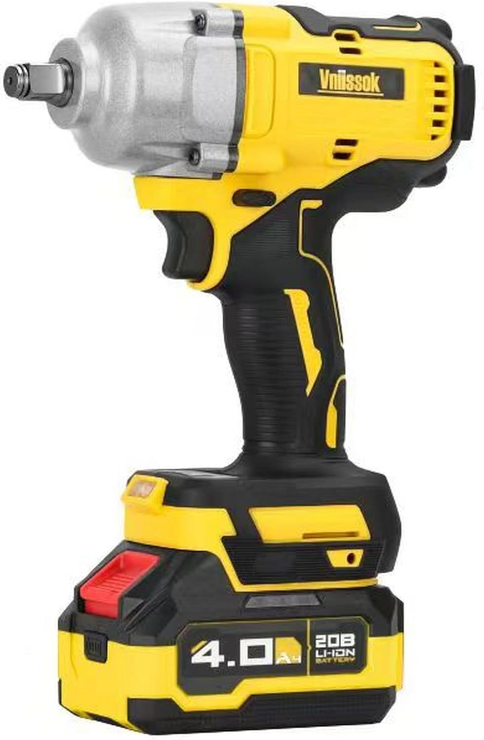 Cordless Impact Wrench, 900Ft-lbs (1200N.m) 1/2" Brushless Impact Gun with 2x 4.0Ah Battery, Fast Charger & 6 Sockets, High Torque Power Impact Driver Ideal for Car, DIY, and Truck RV/Mower (1200N.m)