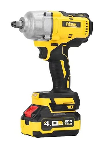 Cordless Impact Wrench, 900Ft-lbs (1200N.m) 1/2" Brushless Impact Gun with