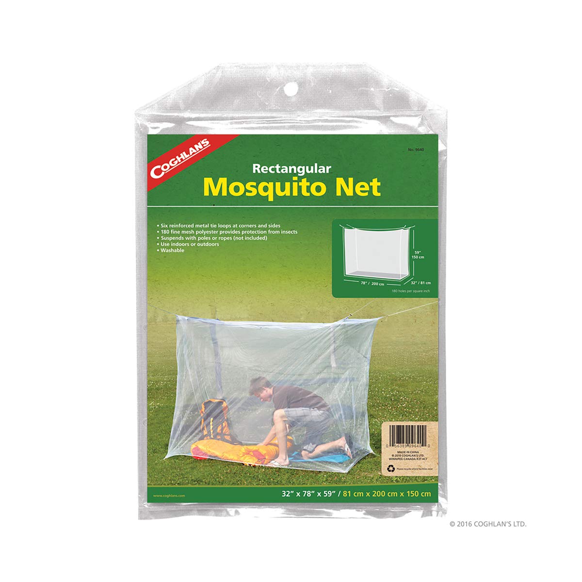 Coghlans-Mosquito Net - Sgl White.