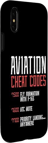 Miniatura 9 de Funda de regalo ATC para iPhone 14 Pro Aviation Cheat Codes Funny Airplane Humor Pilot