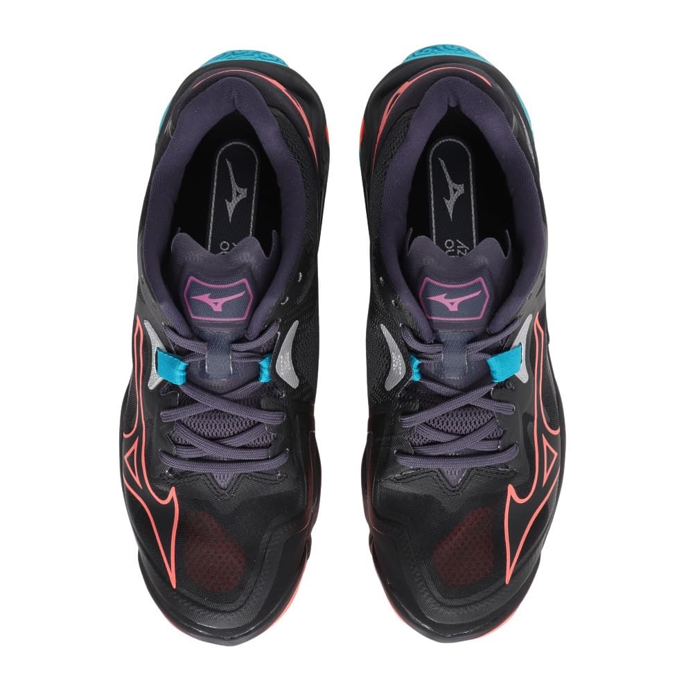 Mizuno Wave Lightning バレーボールシューズ 黒/オレンジ MIZUNO ミズノ WAVE LIGHTNING Z8 ウエーブライトニング