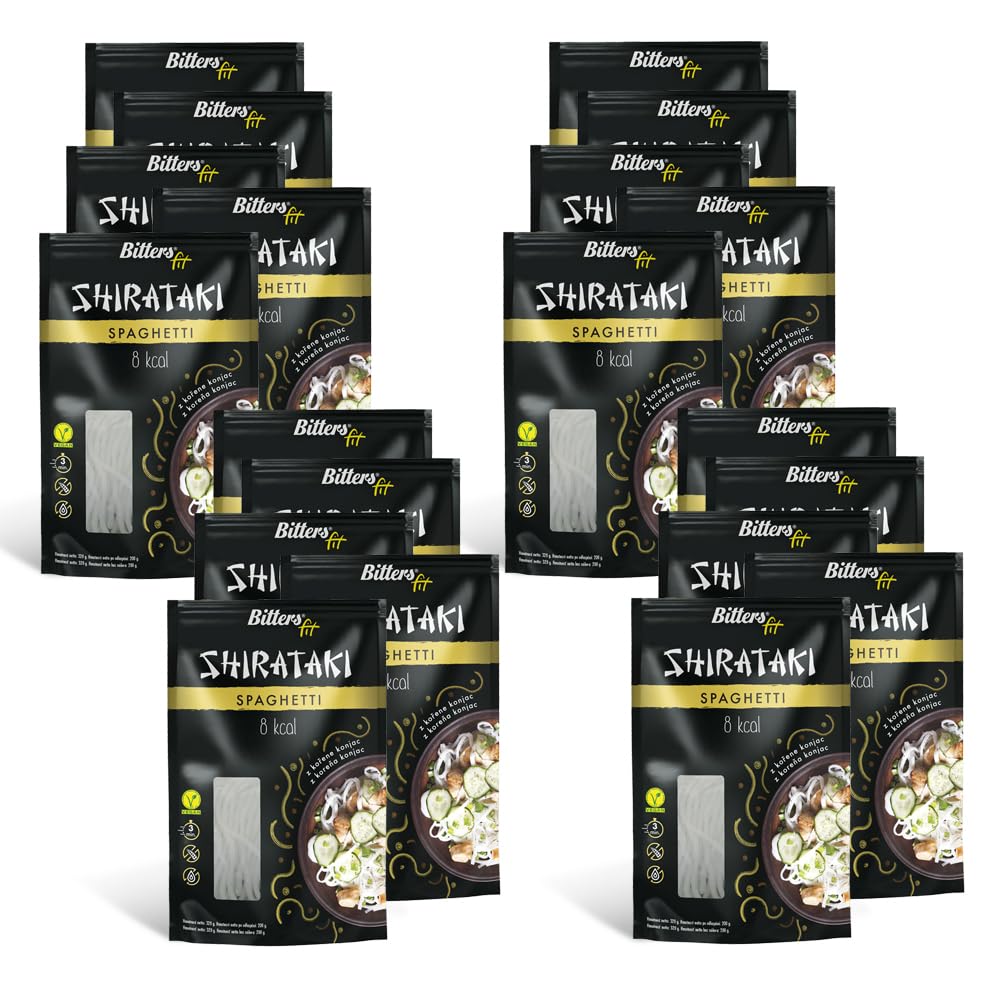 Bitters Shirataki Konjac Noodles Pasta - Spaghetti Slim - 20x200g
