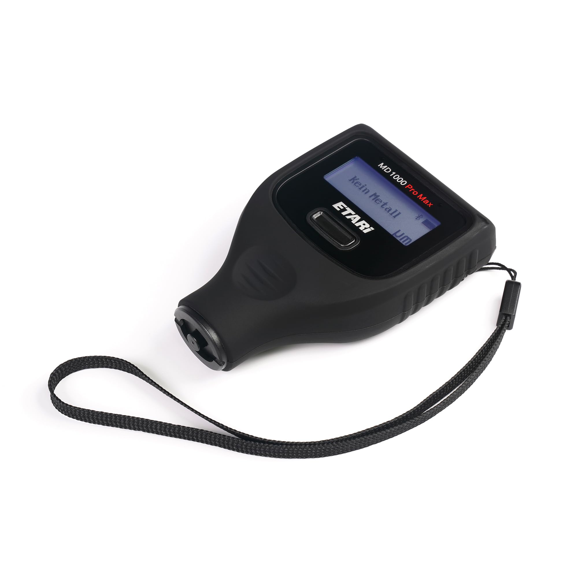 ETARI® MD 1000 Pro Max (Ferr & Non-Ferr), Profi Lack Schichtdickenmessgerät zur Lackdickenmessung am Auto bis zu 6000 μm, +3-farbige Displaybeleuchtung,+2 Displays (LCD und OLED) + kostenfreie App