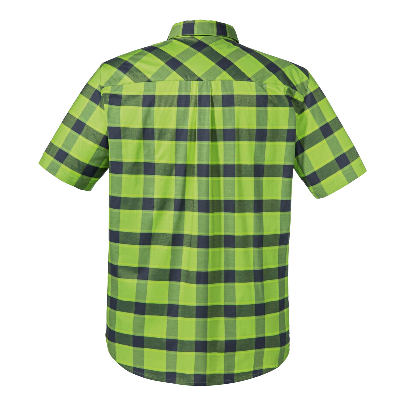 Schöffel Herren Wanderhemd Funktionshemd Freizeithemd Outdoor Shirt Elmoos SH M, Farbe:Grün, Größe:50, Artikel:-6625 Green Moss