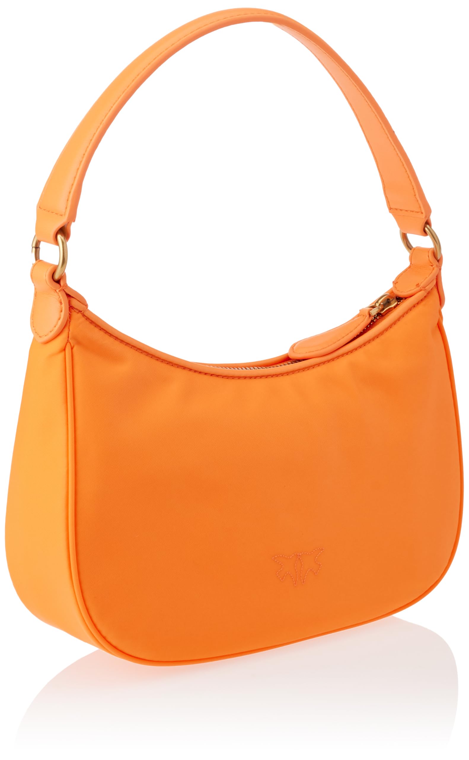 Pinko Half Moon Recycled, Media Luna Mini Nylon Reciclado para Mujer