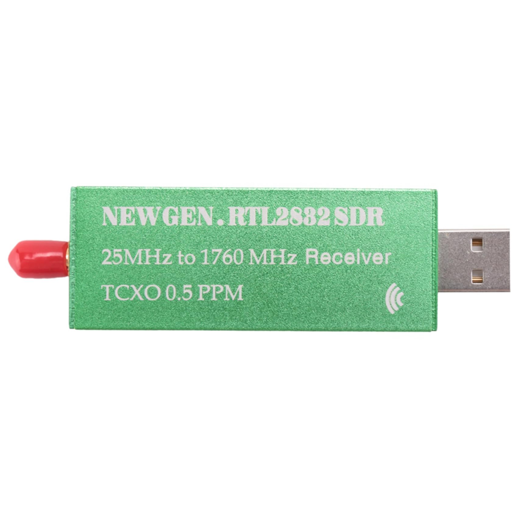 Adattatore USB -SDR RTL2832U + R820T2 + 1Ppm Ricevitore bastone per sintonizzatore TV TCXO