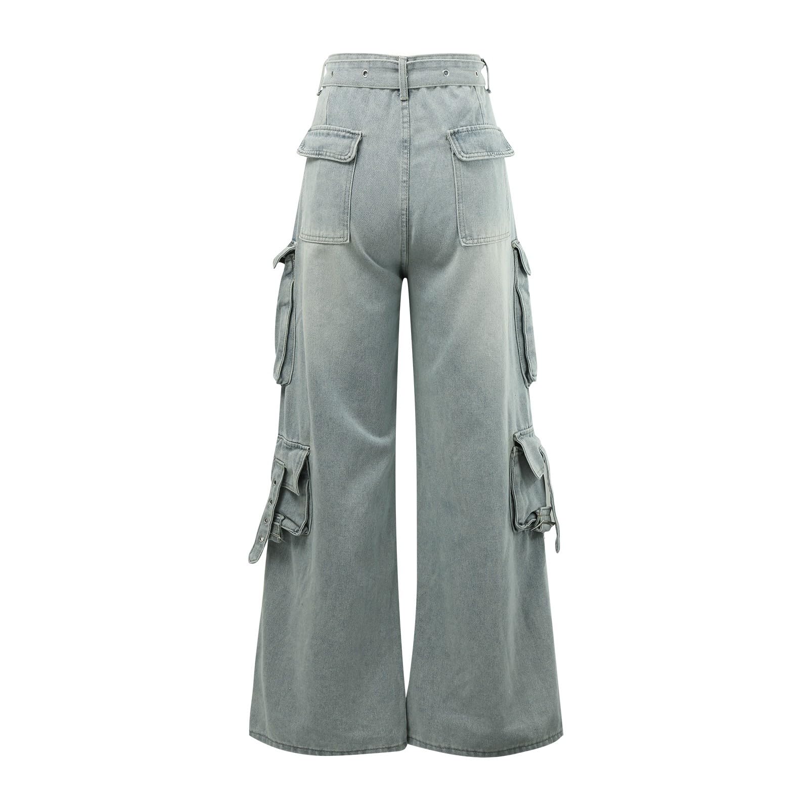 Jeans Mujer Pantalones Vaqueros Pantalón Rectos Tejanos Invierno Casual Elasticos Ropa Tallas Grandes Ligero Primavera Vaquero Baggy Ancho Pantalon