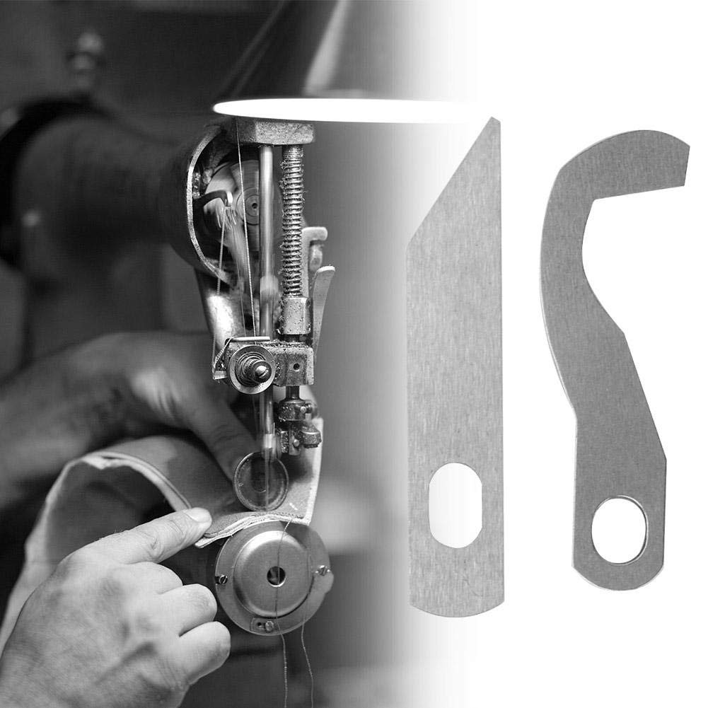 Coltelli superiori e inferiori Lame per macchina da cucire Tagliacuci multifunzione per uso domestico Set di coltelli superiori e inferiori Adatto per macchina Babylock Serger