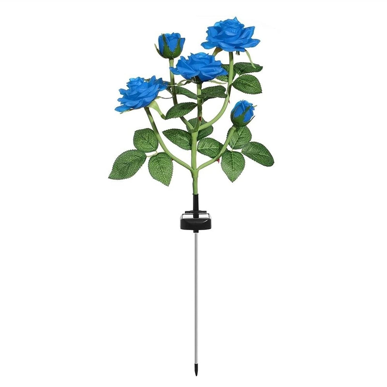 Luci solari da Giardino per Esterni, luci ad energia Solare con 3 LED a Forma di Fiore, luci solari a LED per Illuminazione paesaggistica da Giardino, lampade da Patio