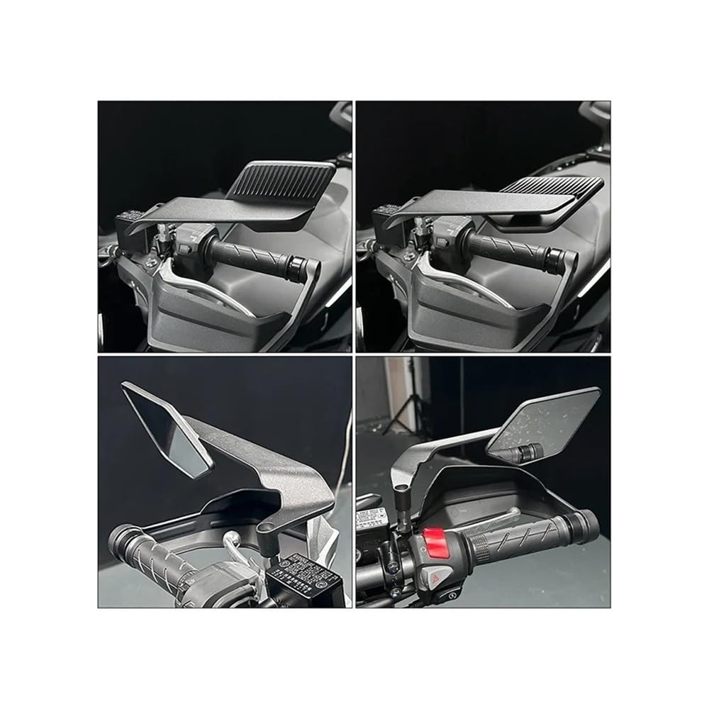 motos Miroir vélo Rétroviseur Latéral Pliable En Alliage D'aluminium Moto Pour Benda, Pour Chinchilla 300 450 LFS700 LFC700 BD400