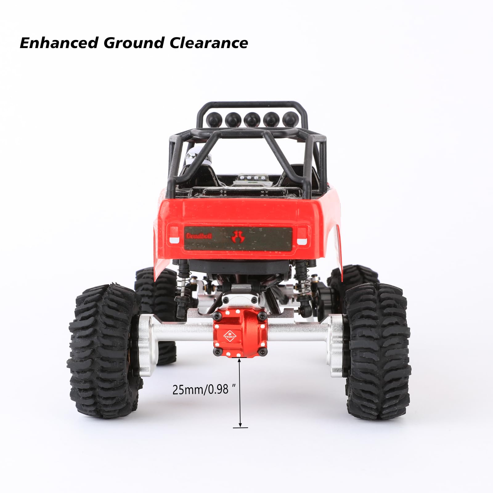 Kit d'engrenage d'essieu différentiel SCX24 en acier pour pièces de mise à niveau axiales SCX24