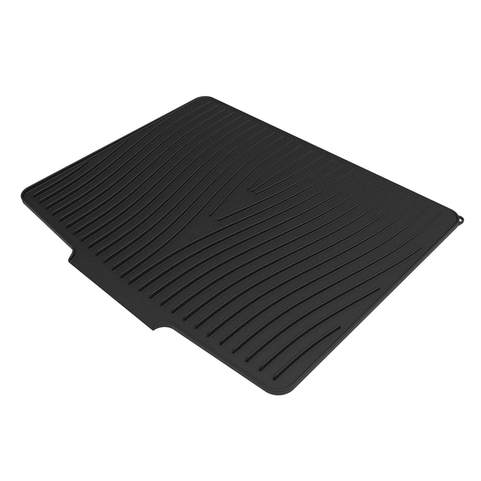 Buxuaaaa Kitchen Counter Drain Pad Silicone Drying Mat Slip Resistant Pad Silicone Drying Mat