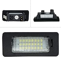 Vista 3 de AUTOXBERT 2PCS Luces LED para Placa de Matrícula para BMW 1 3 5 X Series E82 E88 E90 E91 E92 E93 E39 E60 E61 X1 X3 X5 X6 Conjunto de Luces de Placa