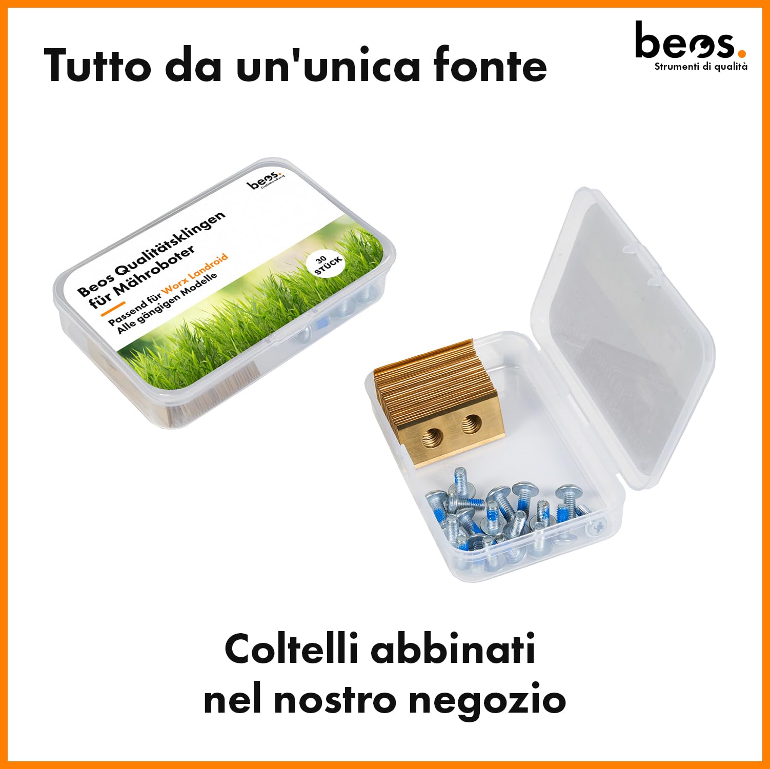 Disco lama beos per tosaerba robotizzato a 6 lame - Disco lama rinforzato in fibra - Disco di rotazione per 6 lame per Worx Landroid S&M (fino al 2020), Landxcape, Kress e Einhell.