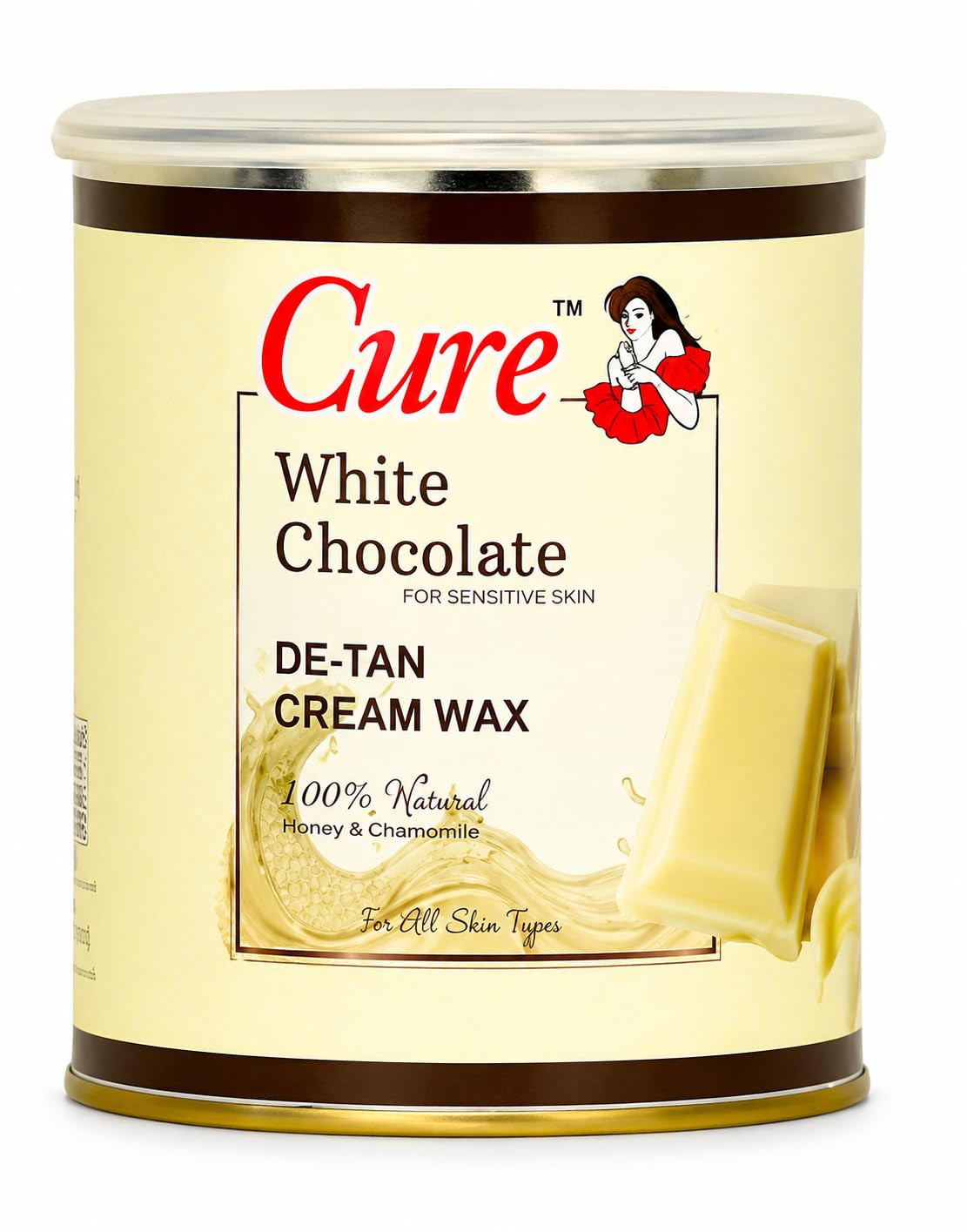CURE Lemon Cream Hair Removal Wax – Full Body Wax for Men & Women, Sensitive & Oily Skin, D-Tan & Hydration, Smoothing & Brightening for Legs, Arms, Underarms, Bikini & Private Areas-800Gm-image-47