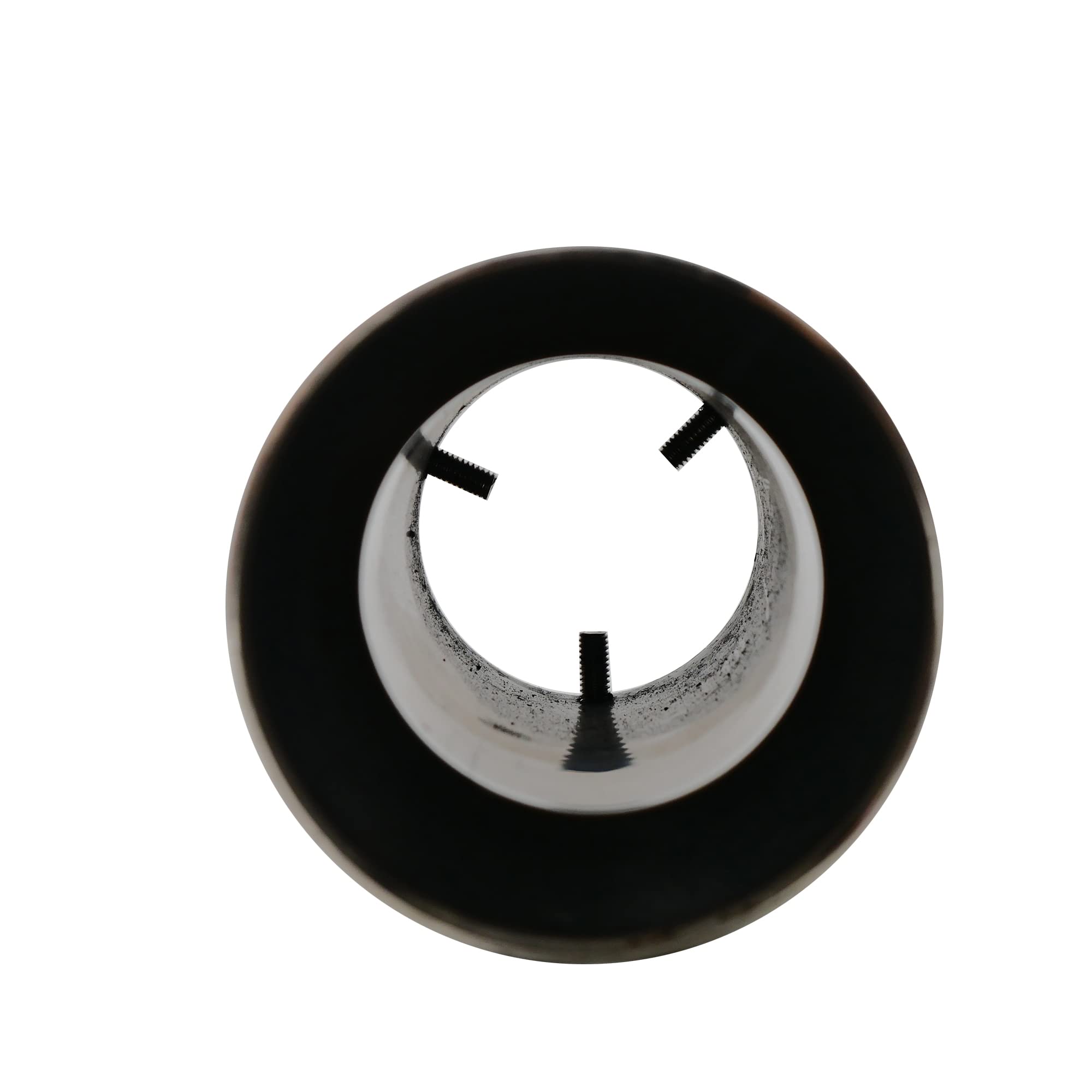 Simoni Racing Cola de Tubo de Escape Deportiva Redonda Acero Inoxidable - Ø115xL200mm - Montaje 44-68mm